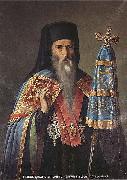 Nicolae Grigorescu Portrait of Metropolitan Sofronie Miclescu oil